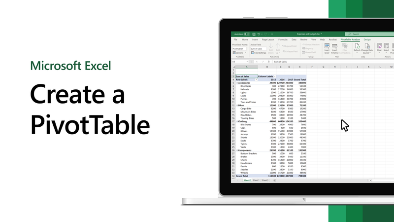 Tutorial PivotTable Excel